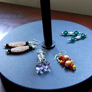 Handmade bead earring bundle